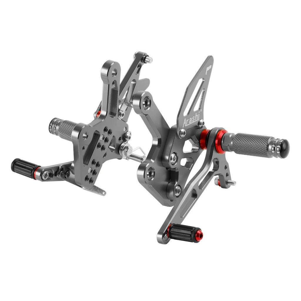 CNC Aluminum Rearsets Footpegs for Kawasaki ZX4R ZX-4RR (2023–2024)