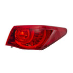 Replacement Passenger Side Outer Tail Light Assembly for 2014-2016 Infiniti Q50