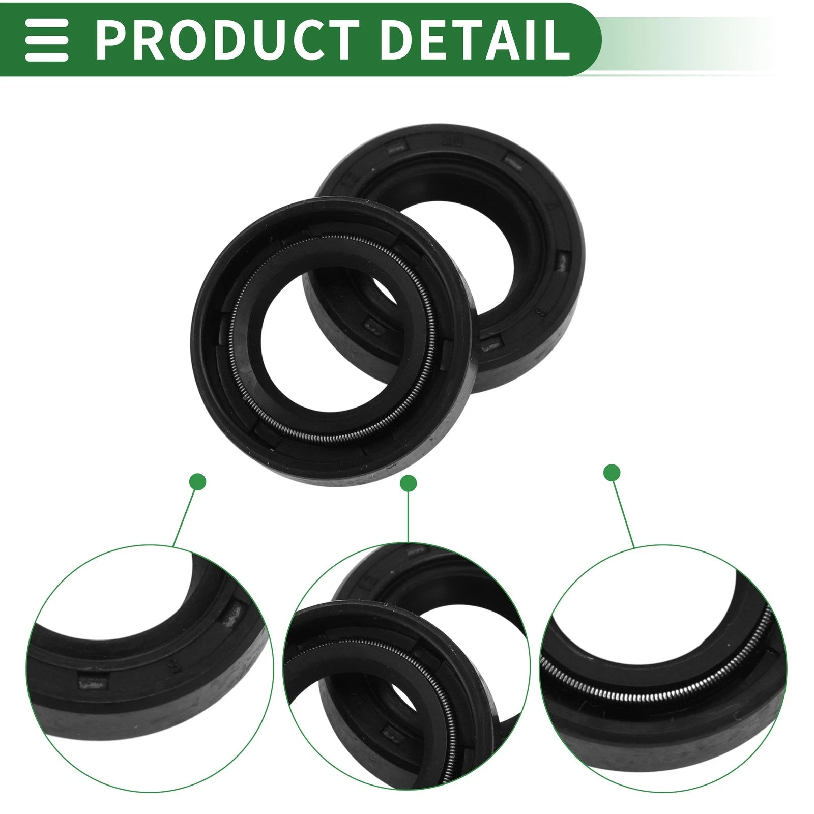 Oil Seal   - NBR Rubber 12x20x5mm High Pressure
