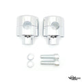 Chrome Handlebar Risers for Harley (DNA Paughco Hardbody Springer Chopper Bobber)