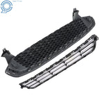 Set of 2 Front Bumper Grilles for Ford Fusion (2013-2016)