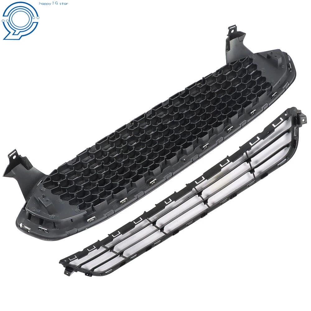 Set of 2 Front Bumper Grilles for Ford Fusion (2013-2016)