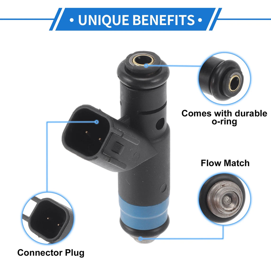 1 Pc No.4F9ED6B Fuel Injector for Ford Freestyle (2005–2007)