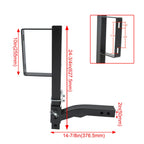 Receiver Hitch Spare Tire Mount for RV Truck (Fits 2" Receivers)