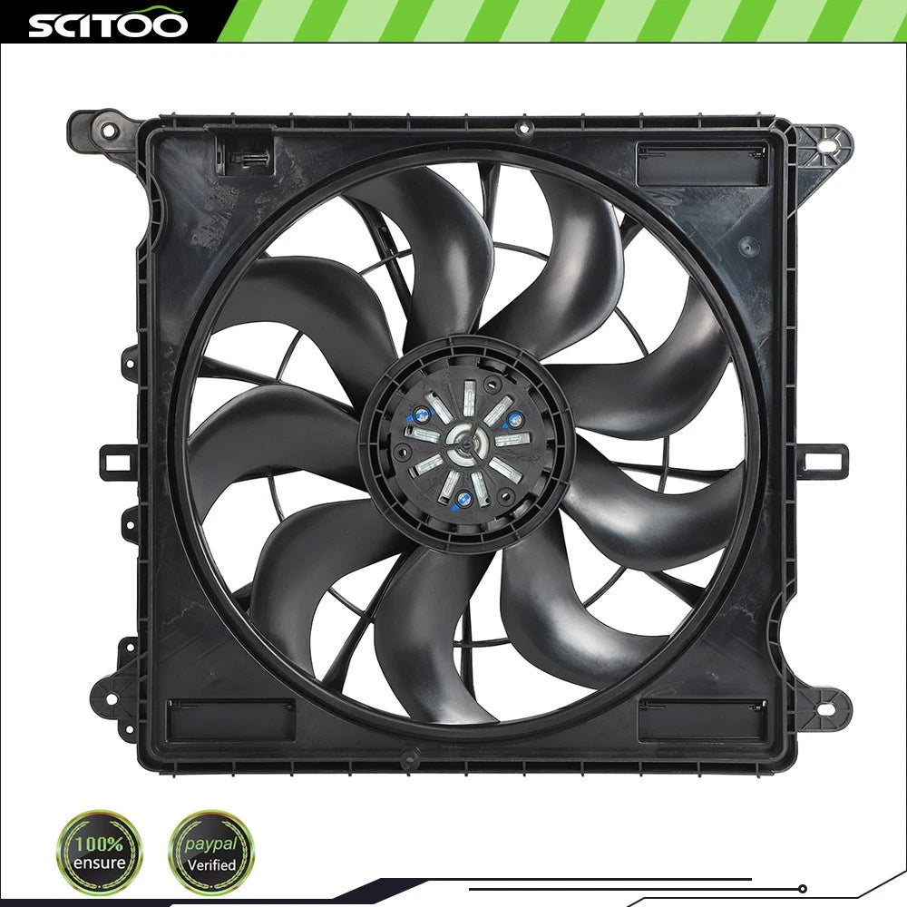 68377856AC Radiator Cooling Fan for Jeep Grand Cherokee (2021–2024)