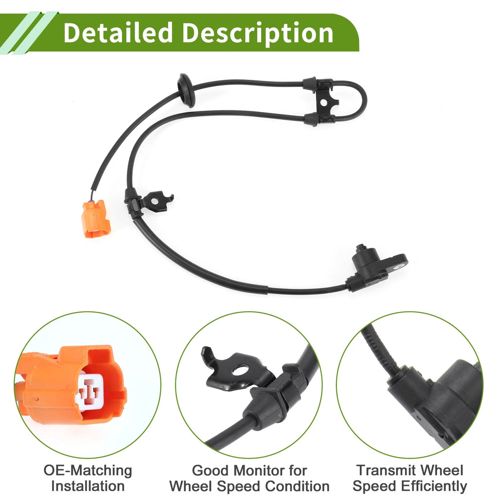 ABS Wheel Speed Sensor No. 57455S9VA01 for Honda Pilot (2006–2008)