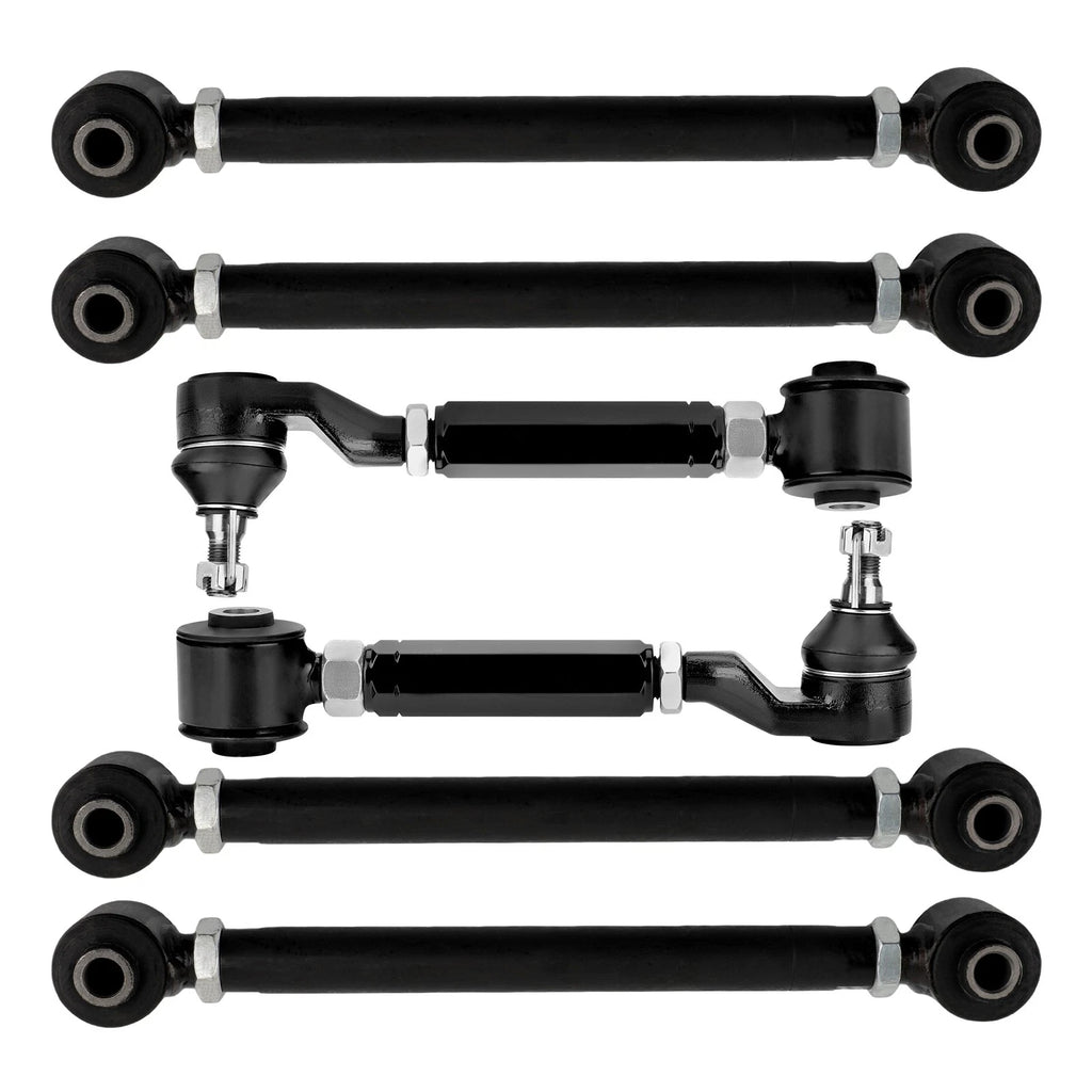 6pcs Rear Upper & Lower Control Camber Arms for Honda Accord (2003–2007)