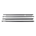 Set of 4 Outer Door Belt Moulding for Toyota Land Cruiser 200 (2008–2015) Black