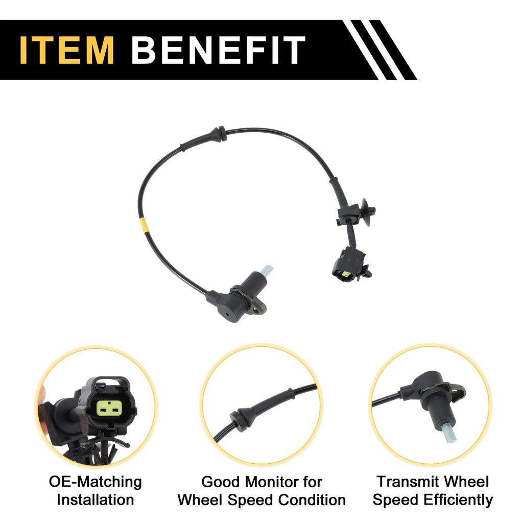 ABS Wheel Speed Sensor No. 95996130 for Chevrolet Aveo (2004–2011) Rear Right