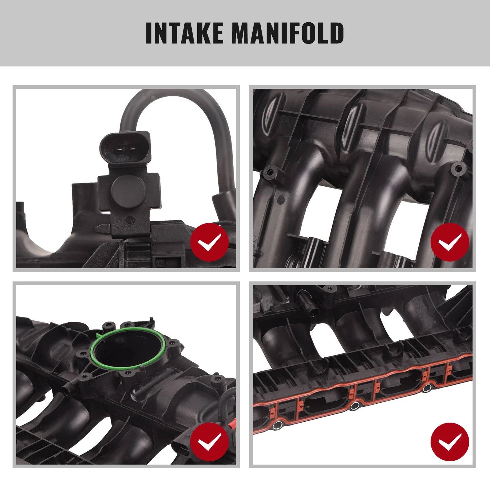 Intake Manifold with Sensor for Audi A4 A5 A6 Q5 (2009–2016)