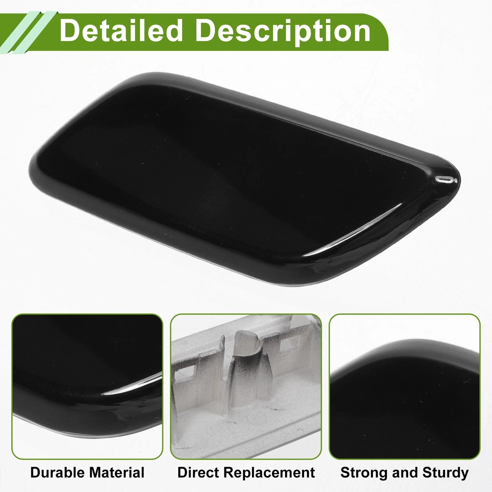 Front Left Washer Nozzle Cover for Toyota Land Cruiser (2013–2015) 8535460050 Black