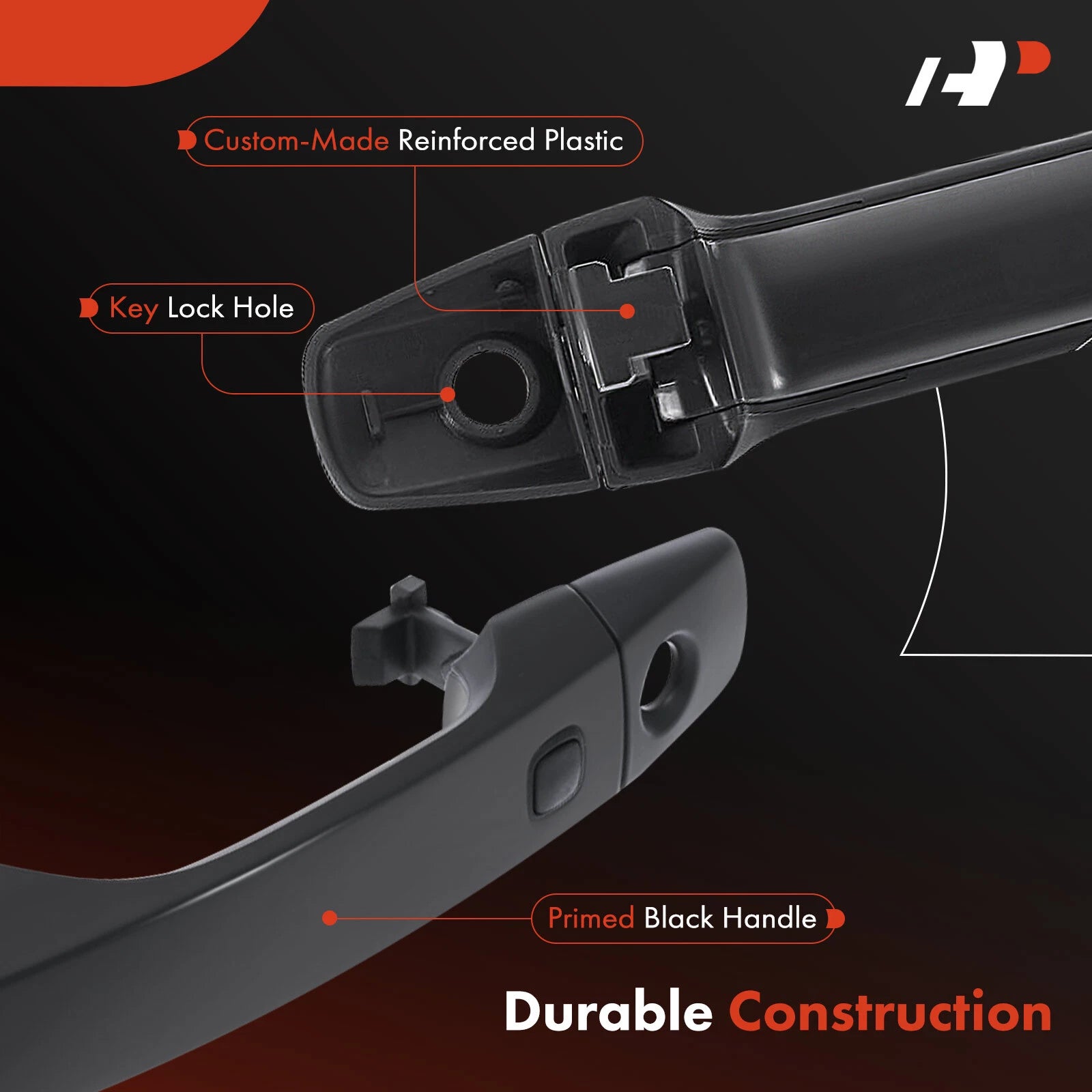 Exterior Front Left Door Handle for Toyota Land Cruiser (2008–2019)
