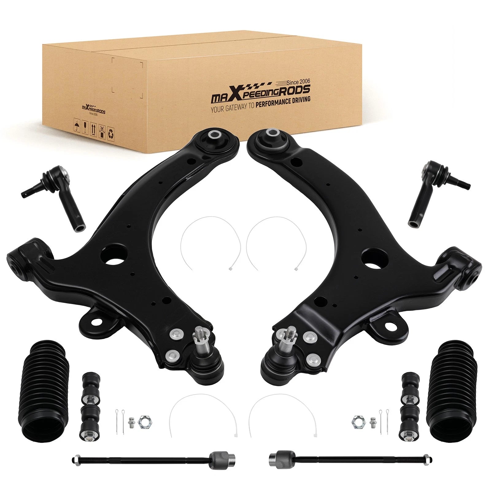 10x Front Lower Control Arms Kit for Chevy Impala (2000–2013) & Buick Allure (2005–2009)