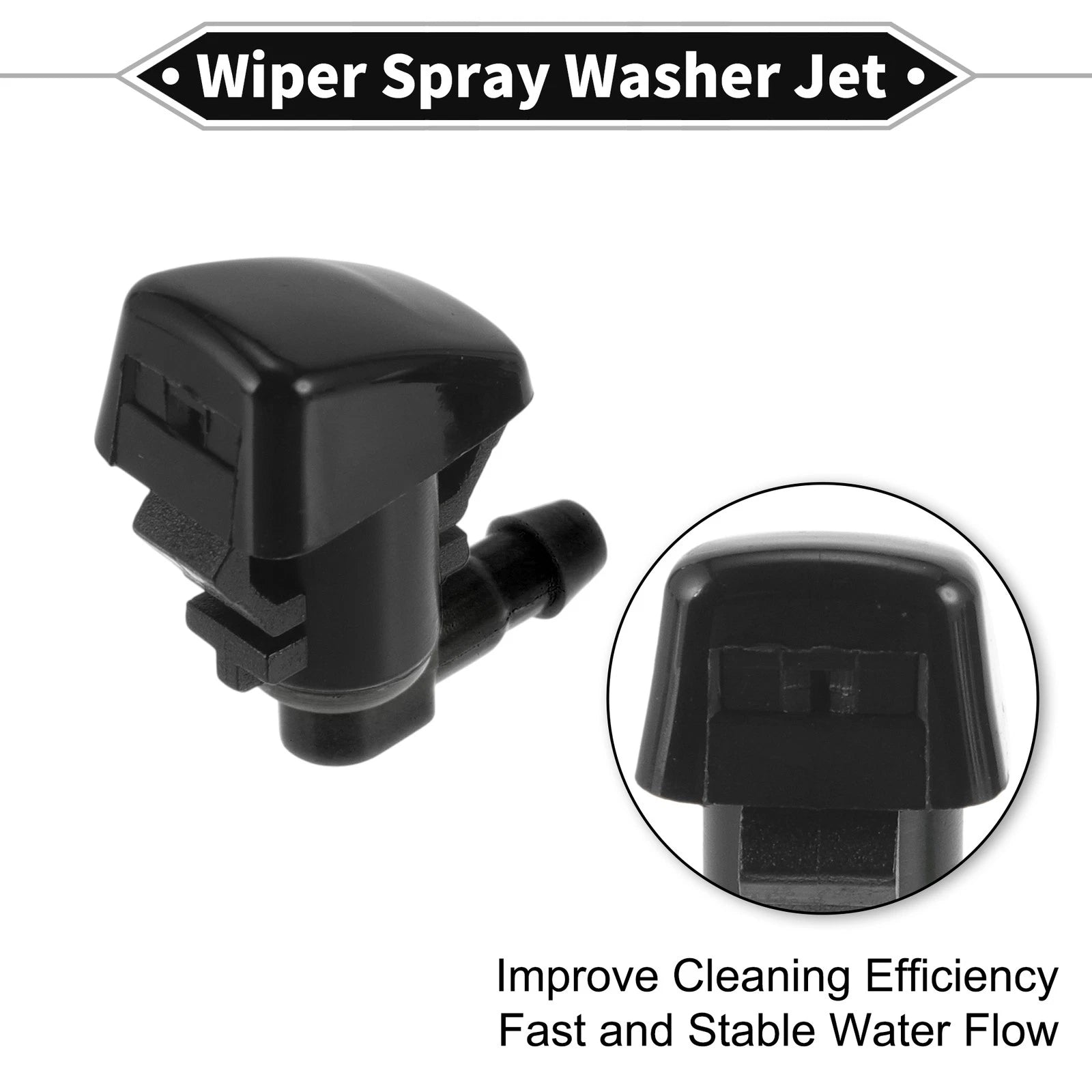 2 Pcs Front Windshield Washer Nozzle for Dodge Durango (2011–2023) No. 68269108AA