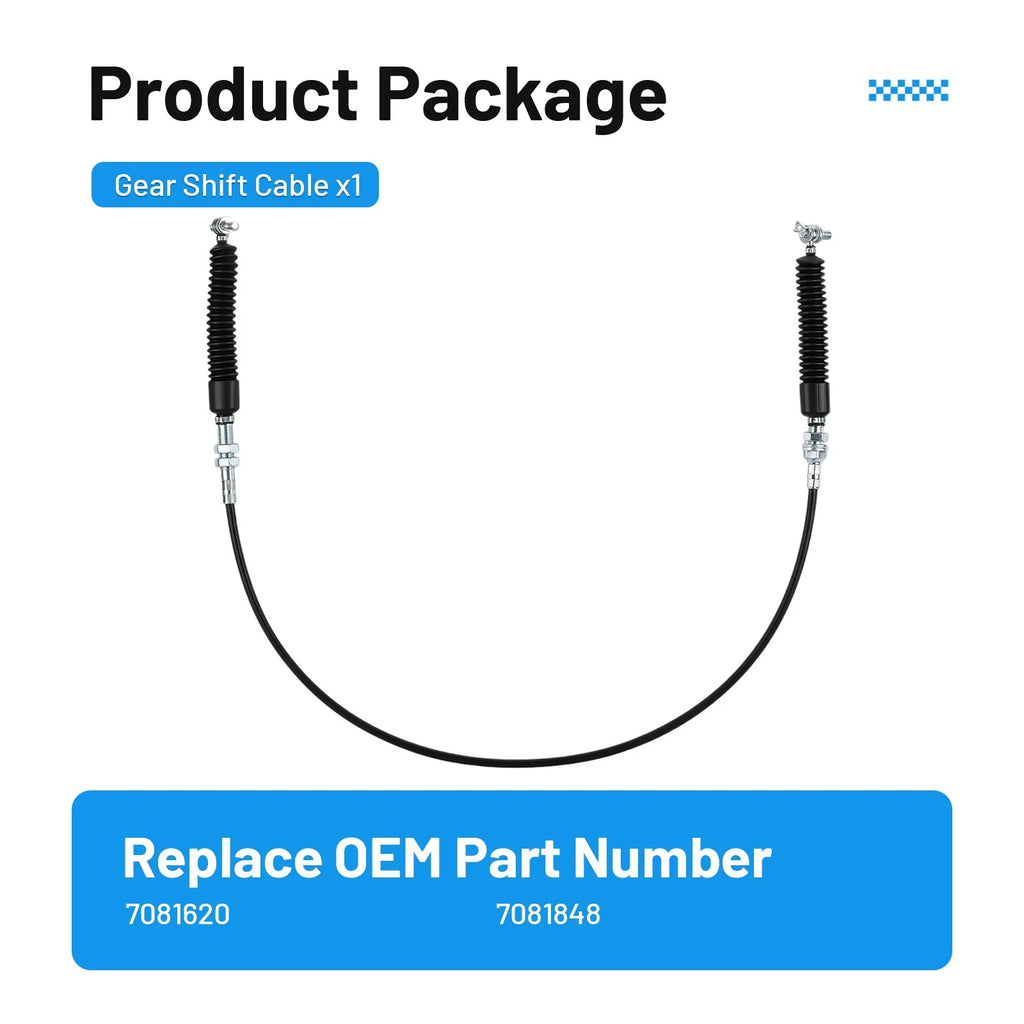 Gear Shift Cable for Polaris RZR 570 900 XP (2011–2022) 7081620 7081848