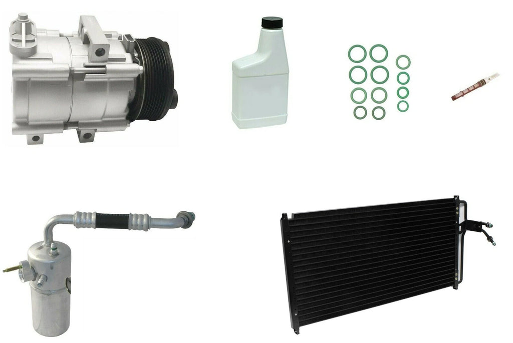 A/C Compressor Kit Replacement with Condenser for Toyota Corolla (2005–2015)