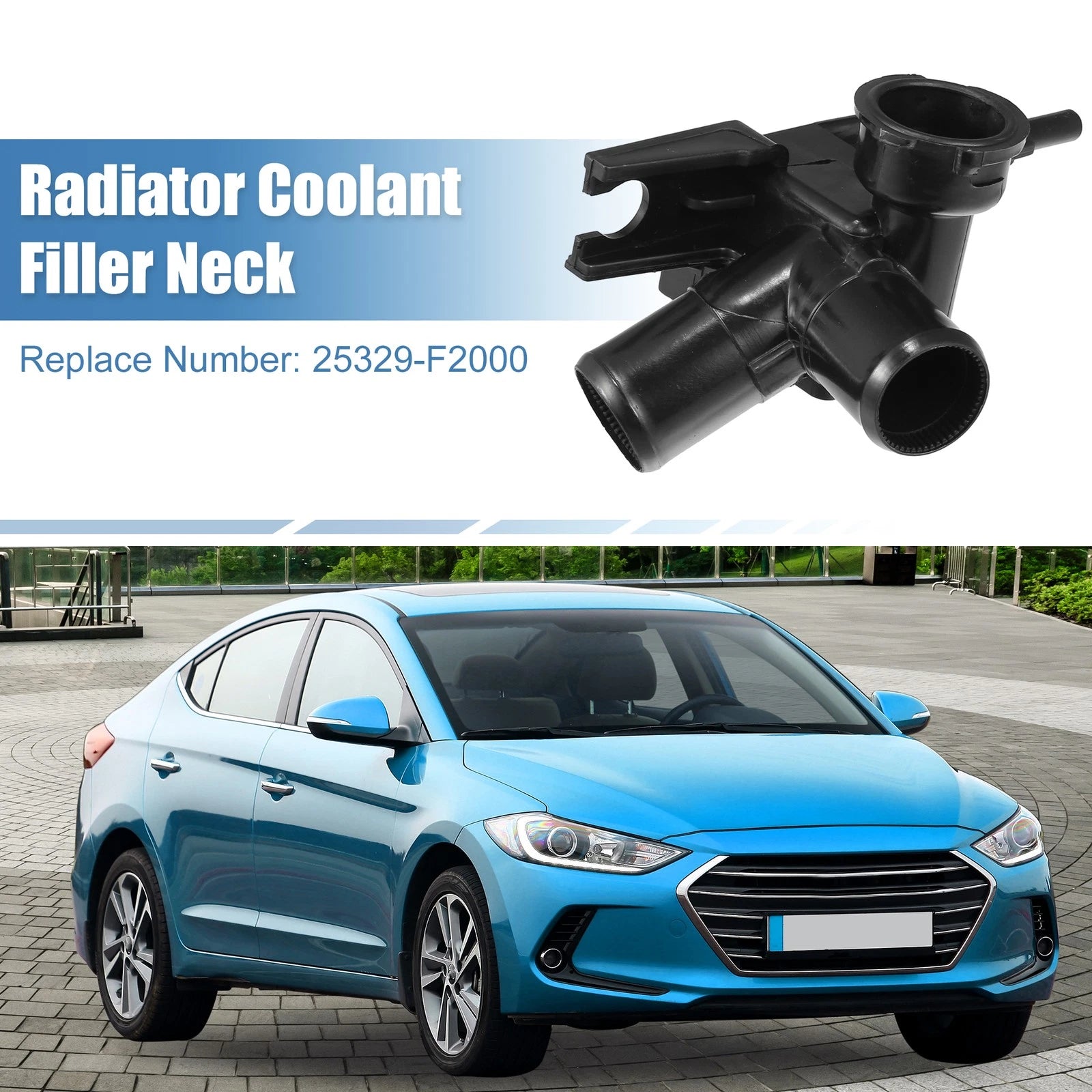 Engine Radiator Coolant Filler Neck for Hyundai Elantra, Kia (2011–2016)