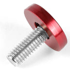 20 Pcs Red 20mm Aluminum Fender Washers for M6 x 1.0 Bolt Holes