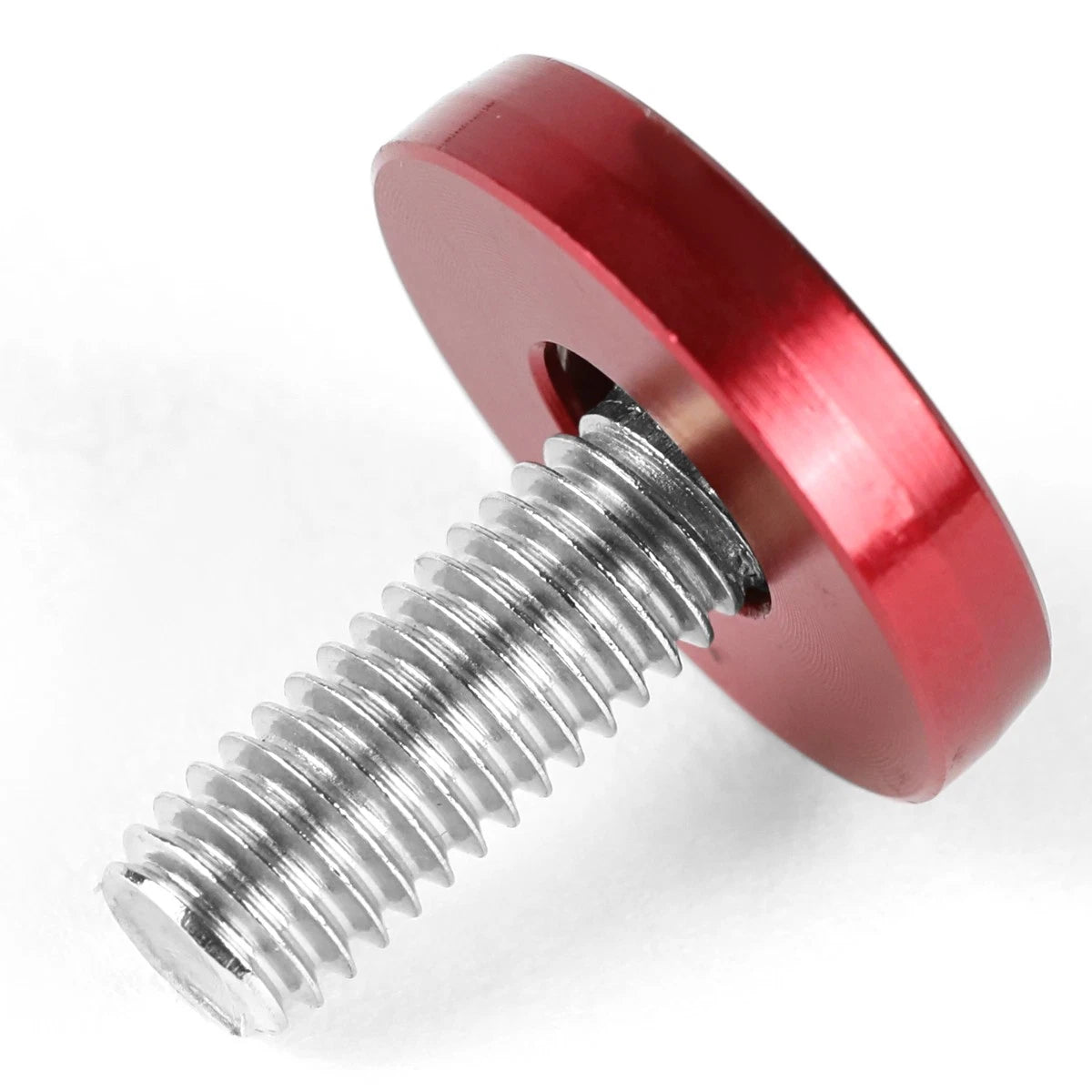 20 Pcs Red 20mm Aluminum Fender Washers for M6 x 1.0 Bolt Holes