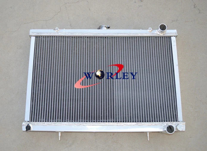 Aluminum Radiator +  10" Fans for Nissan Skyline S13 (1989-1994)