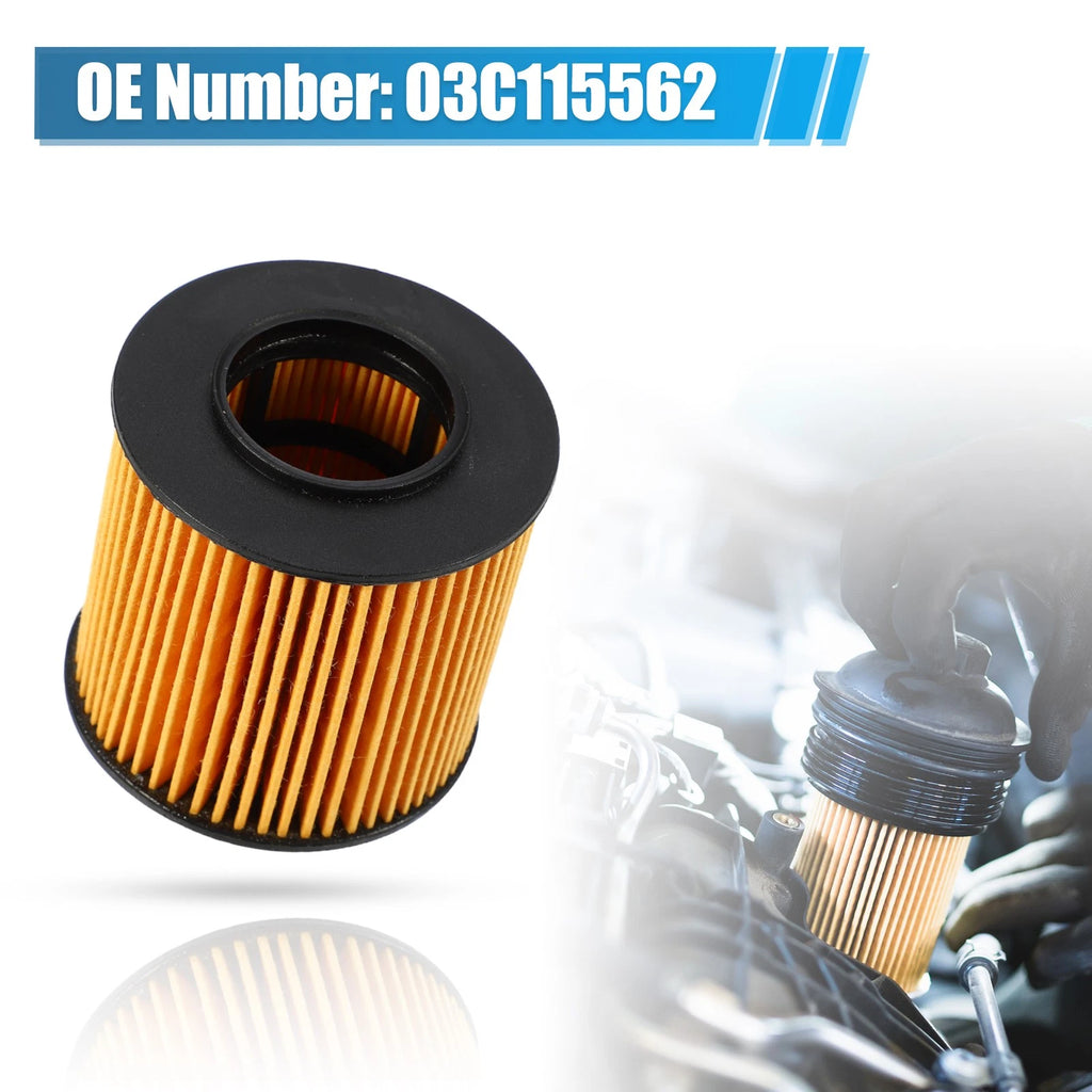 Set of 1 Engine Oil Filter 03C115562 03C115577A for Audi A3 (2003–2013)
