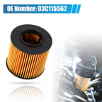 Set of 1 Engine Oil Filter 03C115562 03C115577A for Audi A3 (2003–2013)