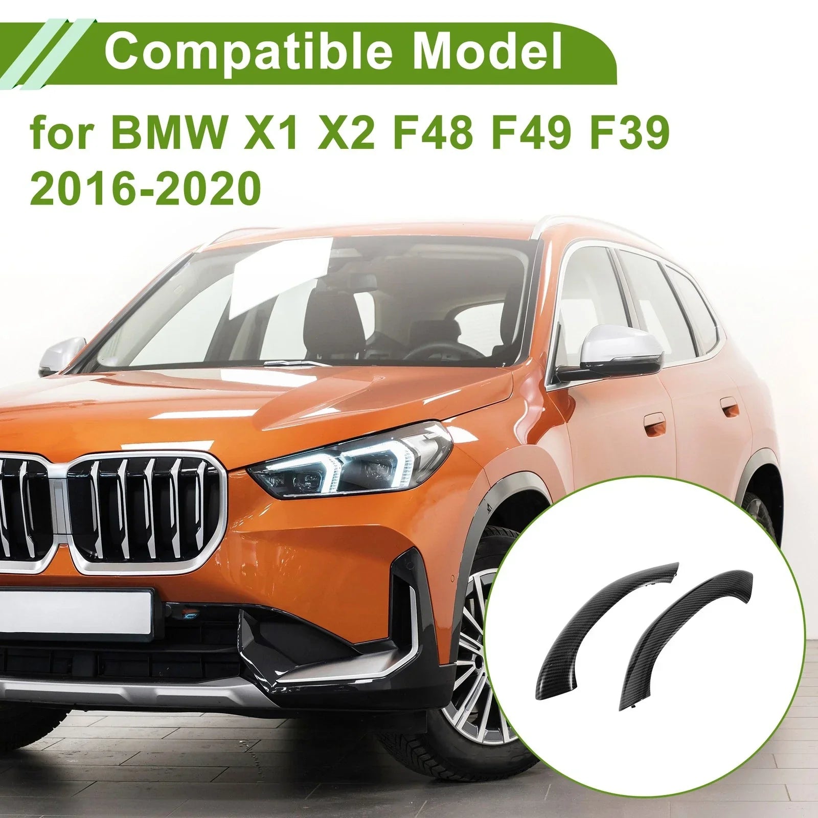 Door Panel Handle Pull Trim Cover for BMW X1 X2 (2016-2020)