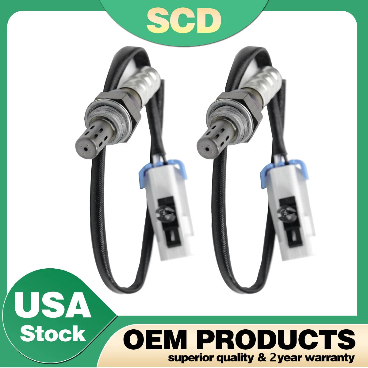 2X O2 234-4668 Oxygen Sensor for Chevy Cadillac GMC 5.3L