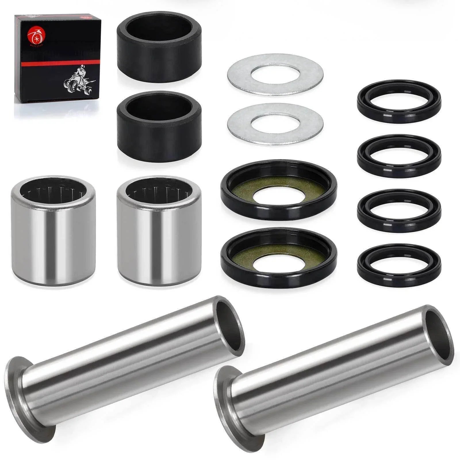 Rear Swing Arm Bearing Seal Bushing Rebuild Kit for Kawasaki KFX400 (2003–2006)