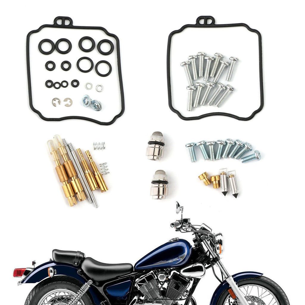 Carburetor Rebuild Kit for Yamaha XVS65A V-Star 650 Classic (T9)
