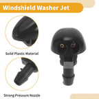 2 Pcs Front Windshield Washer Nozzle for Nissan Frontier (1998–2004) No. 289313S500