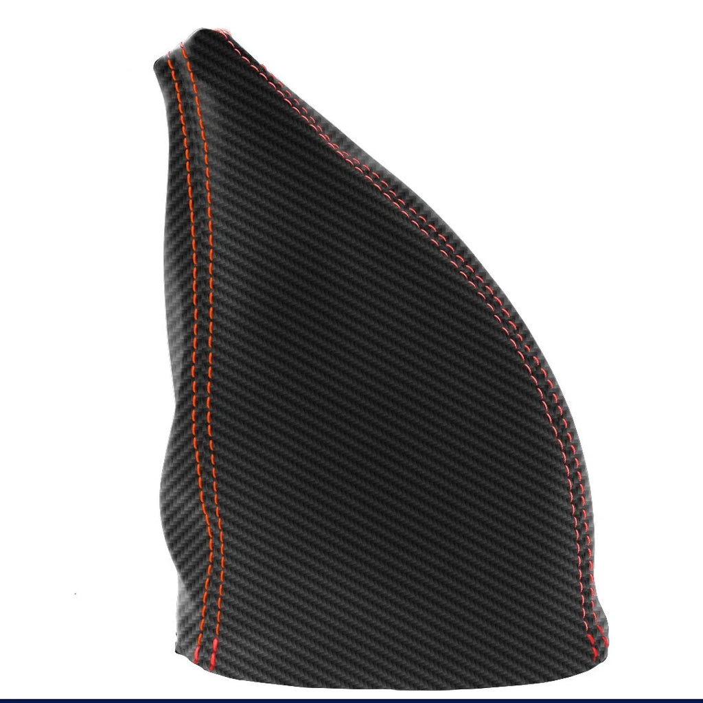Manual Shift Boot for Jeep Wrangler (2011–2017) Carbon Fiber Red Stitch