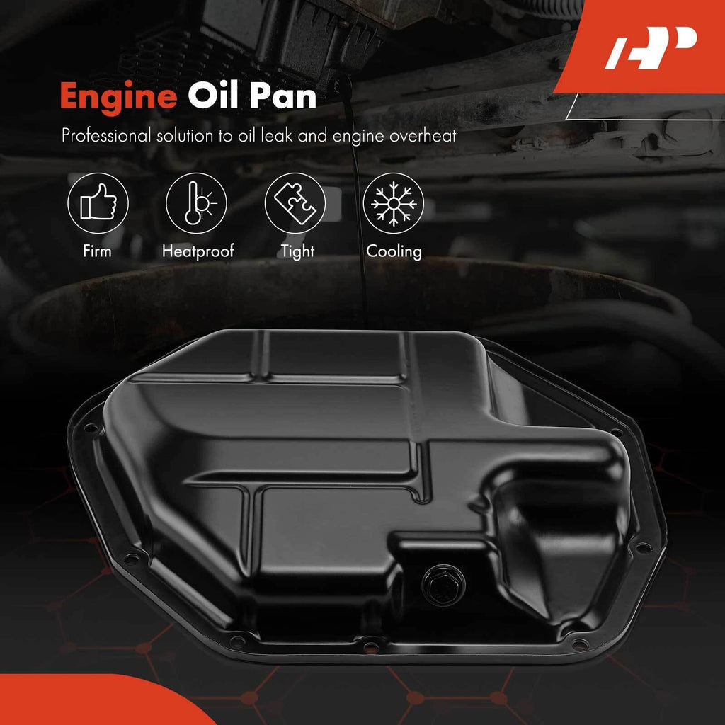 Engine Oil Pan with Gasket for Nissan Cube (2009–2014) Sentra (2007–2012) Versa