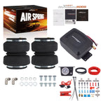 2X Air Spring Bags + Air Compressor Kit for Ford Super Duty