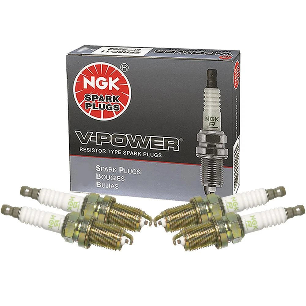 NGK V-Power Spark Plug Set of 4 for (Gap 0.036)