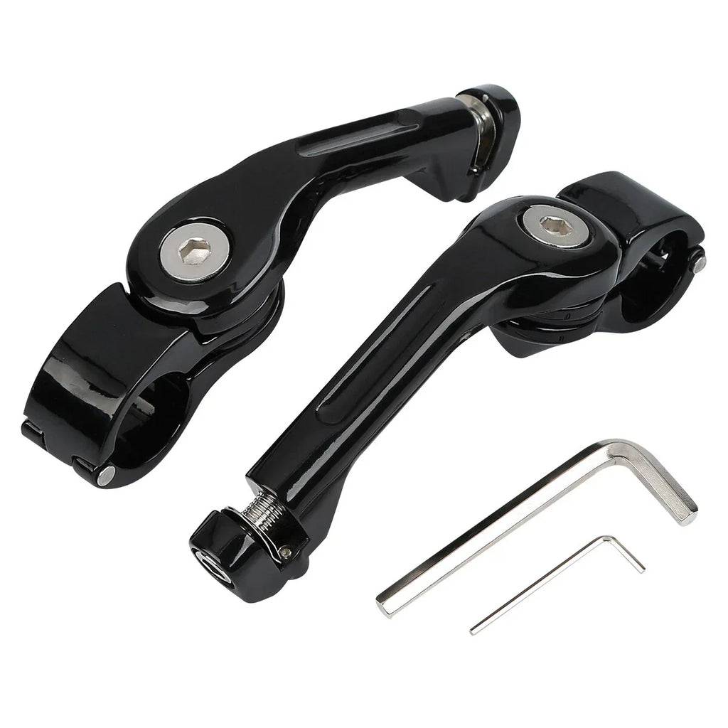 1 1/4" Angled Adjustable Highway Footpeg Mount for Harley