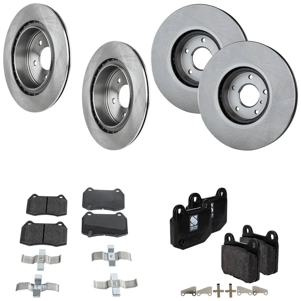 Brake Disc Rotors and Pads Kit for Nissan 350Z (2007–2009)