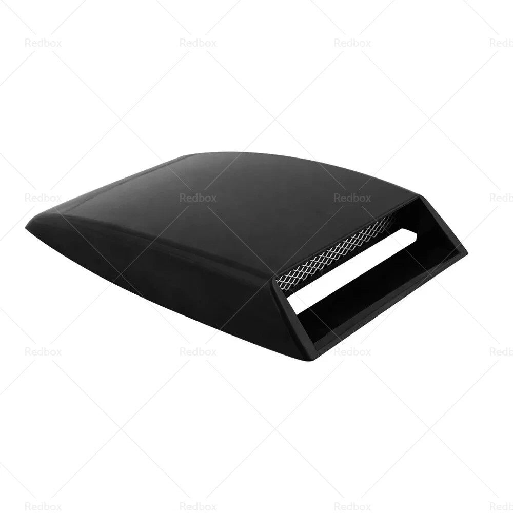 Air Flow Intake Scoop for Universal Vehicles (Black ABS Plastic)