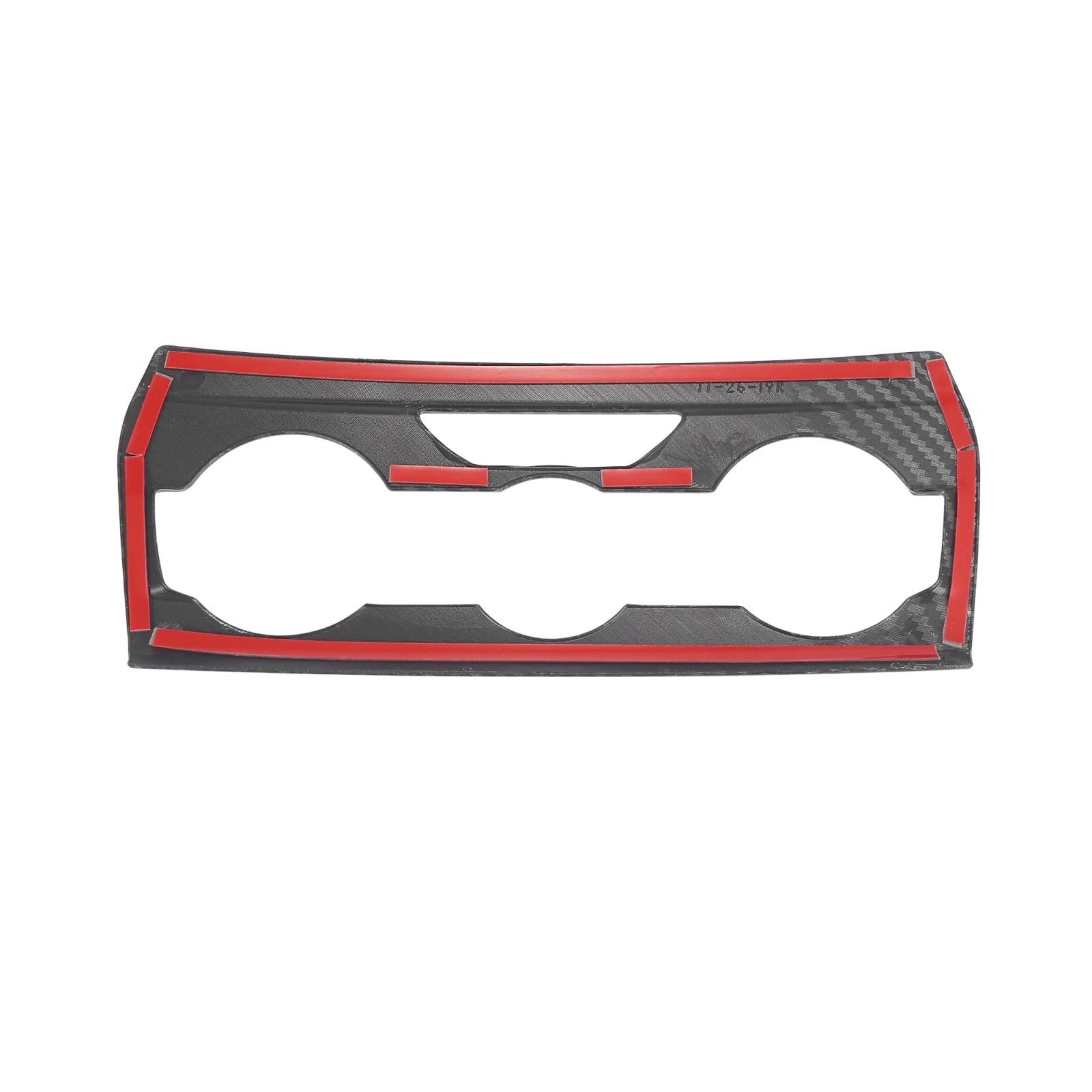 Carbon Fiber Dashboard Air Condition Panel Cover for Subaru Crosstrek (2018–2023)