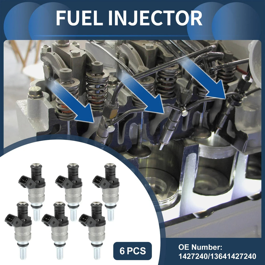 Fuel Injector BMW E60 520i 525i (2007-2010, 2003-2005) 6 pcs