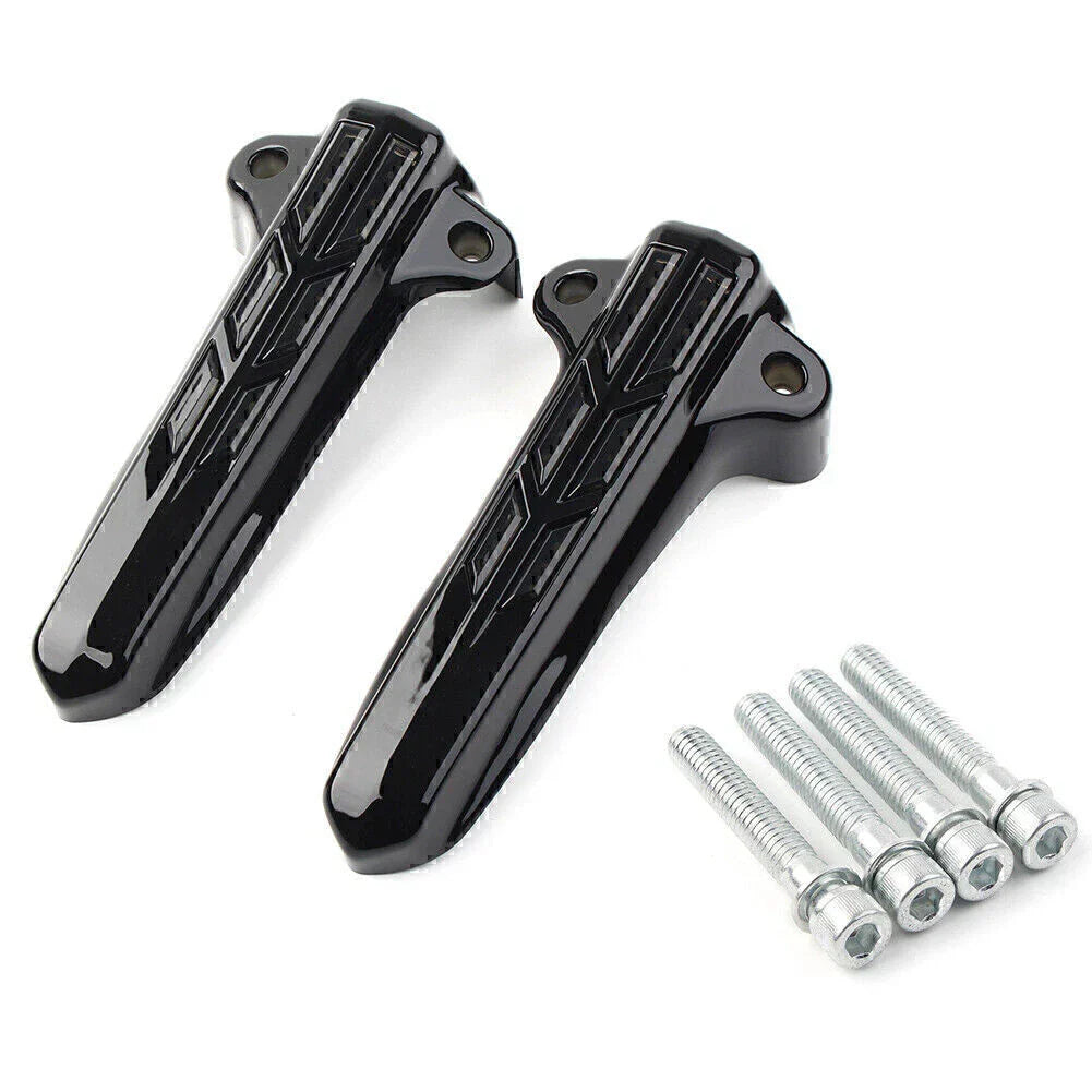 Front Lower Fork Leg Covers LED Smoke Light for Harley FLHR FLHTK FLHX (14-20)