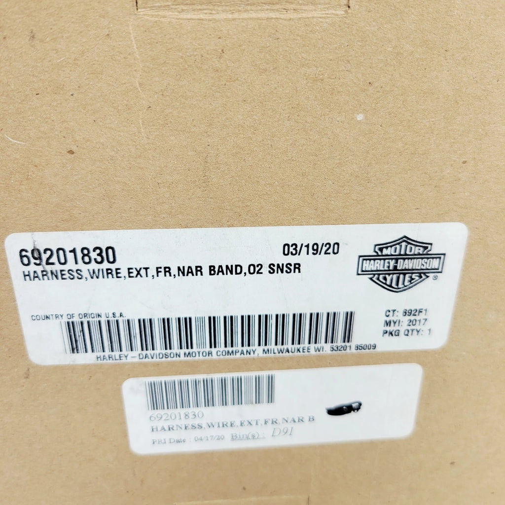 O2 Sensor Harness Extension for Harley-Davidson (OEM 69201830)