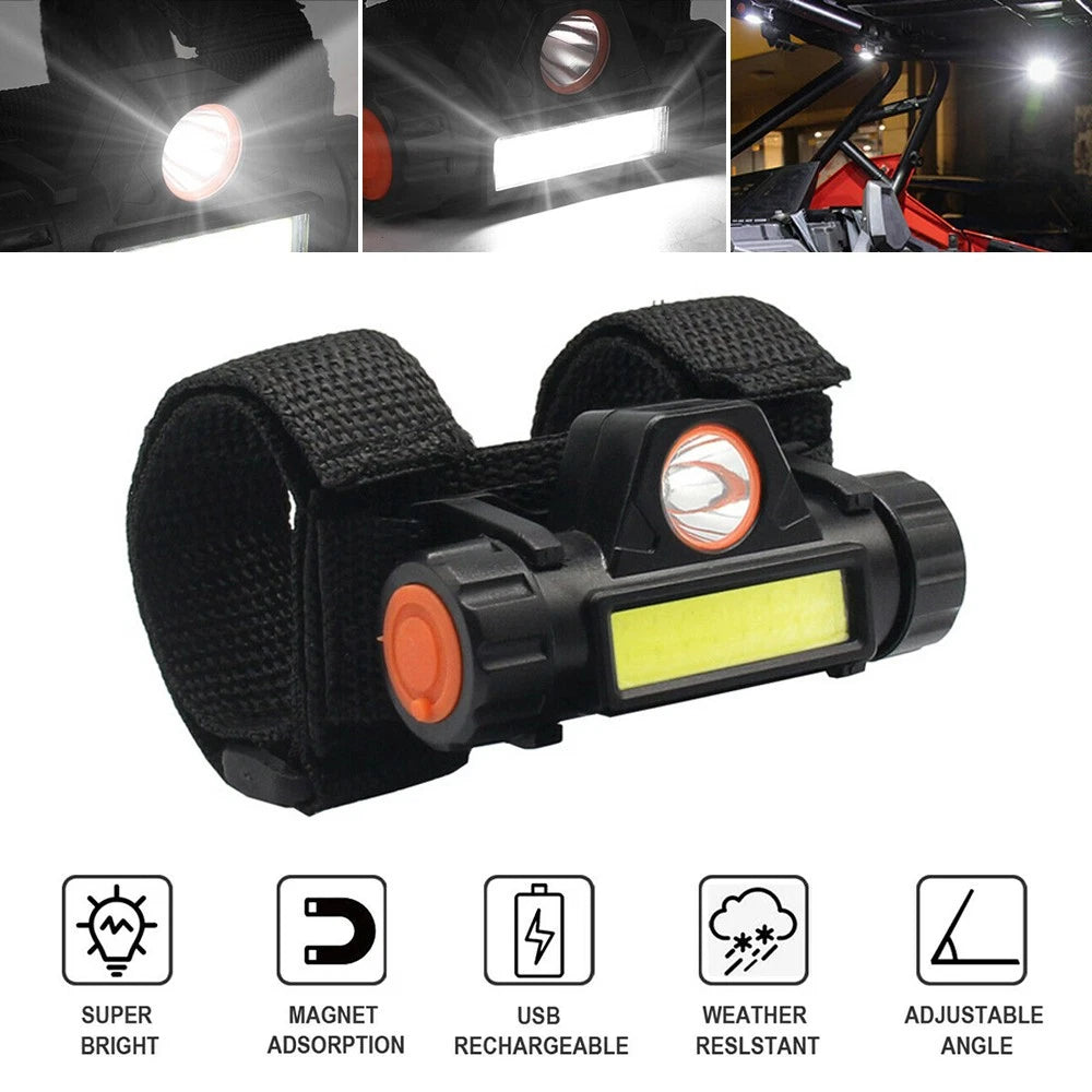 LED Roll Bar Mount Dome Light for UTV ATV Wheelchair Kick Scooter (12V)