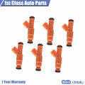 Set of 6 Fuel Injectors for Ford F-250 F-350 (1999–2007)