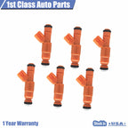 Set of 6 Fuel Injectors for Ford F-250 F-350 (1999–2007)