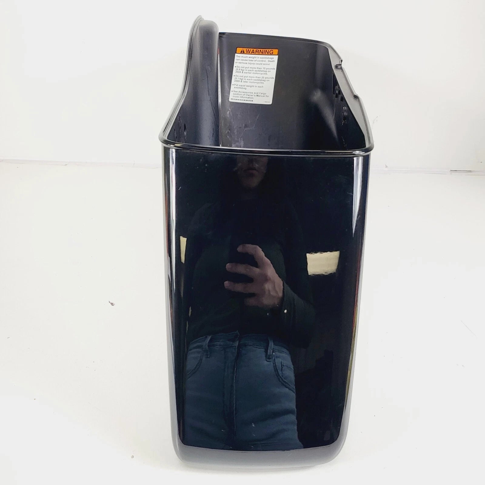 Right Saddlebag Bottom for Harley-Davidson Touring (2014–2023) Vivid Black OEM