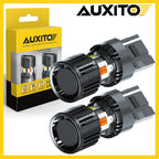 2X 7443 Switchback LED Turn Signal Parking DRL Light Bulbs for [Make Model] 