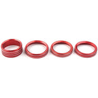 Air Conditioner Audio Switch Knob Ring Cover Trim for Jeep Wrangler JL (2018–2020) Red