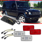 Set of 4 LED Side Marker Lights for Mercedes-Benz G-Class (2002–2014)
