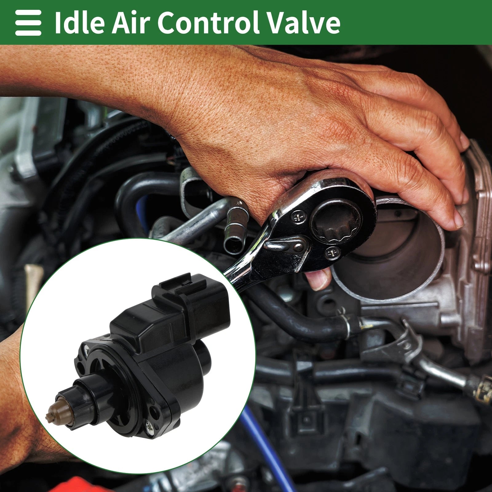 Idle Air Control Valve for Mitsubishi Pajero (1990–2001) MD628053